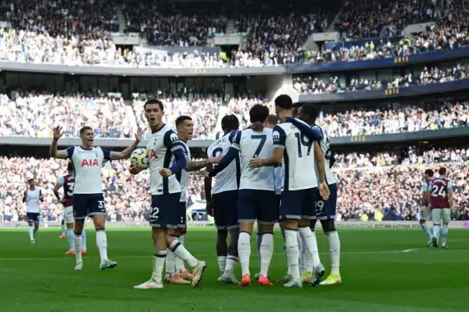 EPL: Kudus suffer red as Tottenham hammer 10-man West Ham 4-1