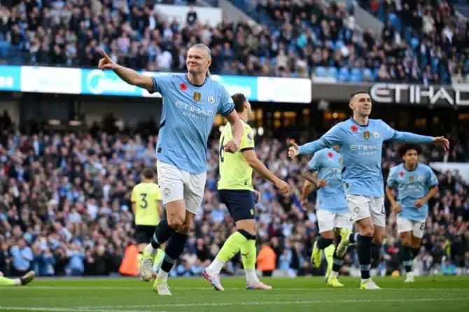 EPL: Man City struggle to 1-0 win against Southampton to top league