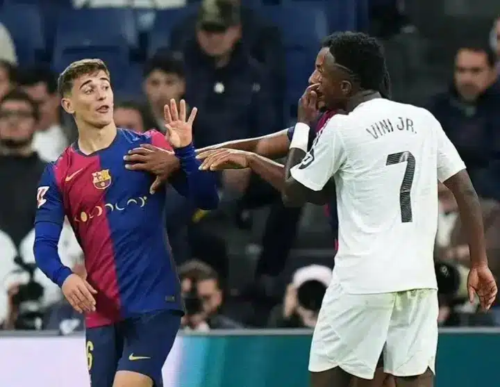 El Clasico: Vinicius junior responds to Gavi’s taunt with Ballon d’Or reminder