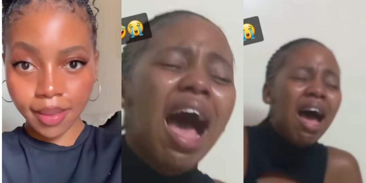 Lady tears up as she gets dumped a second time, video stirs emotions