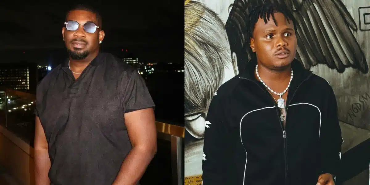 Don Jazzy asks Oluwadolarz to tag promoter requesting him to 'bend over'