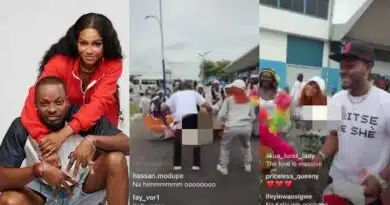 Ex Big Brother Naija season 9 housemates, Kellyrae and Kassia receive a royal welcome from fans as they touch down Delta state.