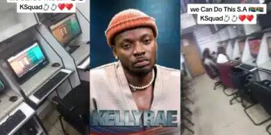 BBNaija: Fans in South Africa use public cafeteria systems to cast votes for Kellyrae