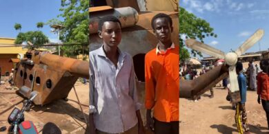 Two boys from northern Nigeria build helicopter from scratch