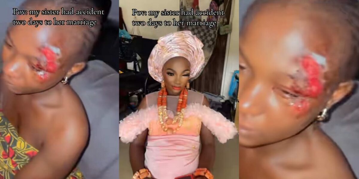 Bride-to-be involved in accident 2 days before wedding, video shocks many 