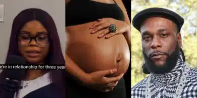 Lady claims she got pregnant by Burna Boy and dated him for 3 years