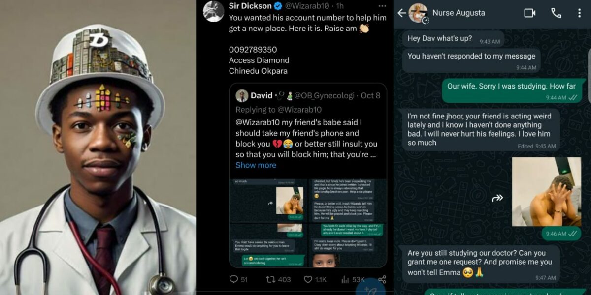 Man goes viral as he declines roommate’s girlfriend’s request to block influencer, leaks her chat