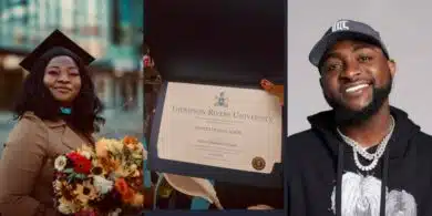 Davido congratulates fan for completing master’s program