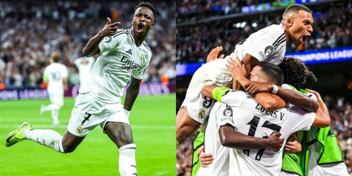 UCL: Vinicius hat-trick inspires Real Madrid to 5-2 comeback win against Borussia Dortmund