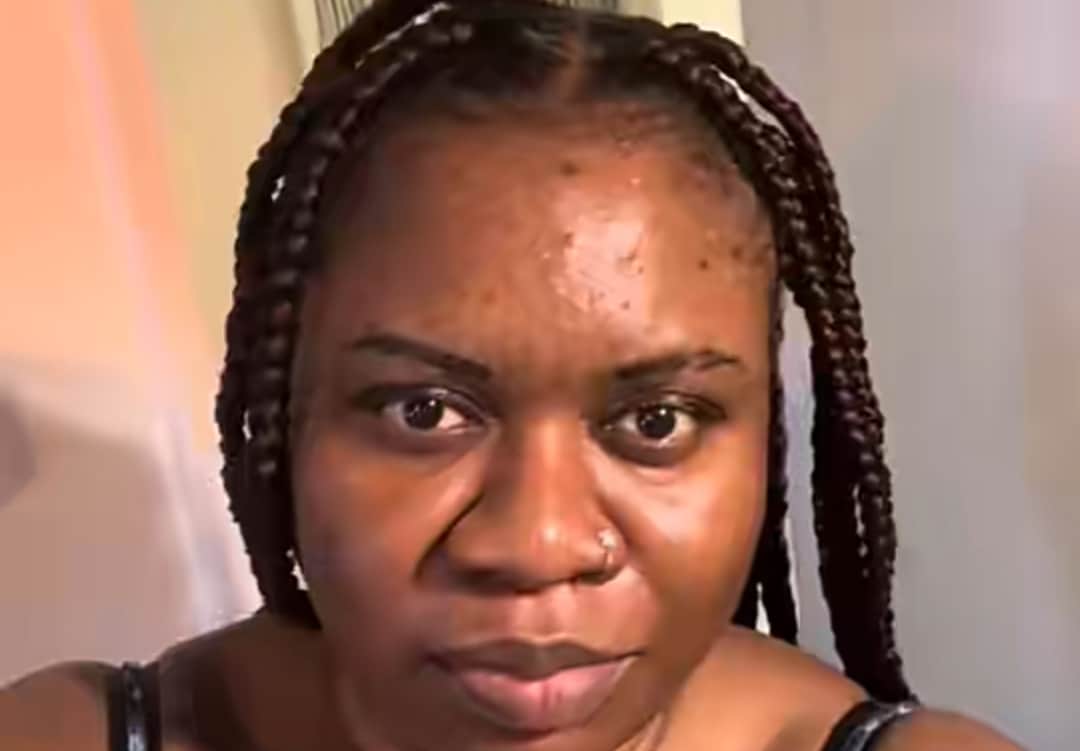 Nigerian woman praises husband for braiding her hair, saves £100 on salon costs in the UK