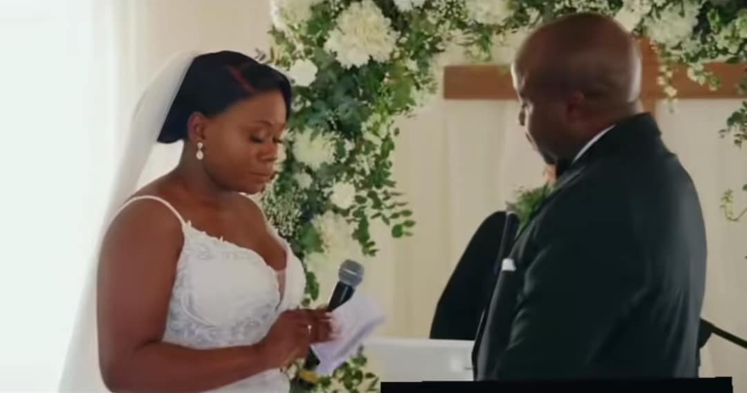 Bride melts hearts on wedding day, vows to support husband’s Arsenal FC, even in defeat