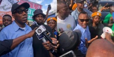 #FearlessOctober1 Protest: Sowore spotted amongst protesters in Lagos