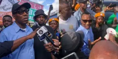 #FearlessOctober1 Protest: Sowore spotted amongst protesters in Lagos