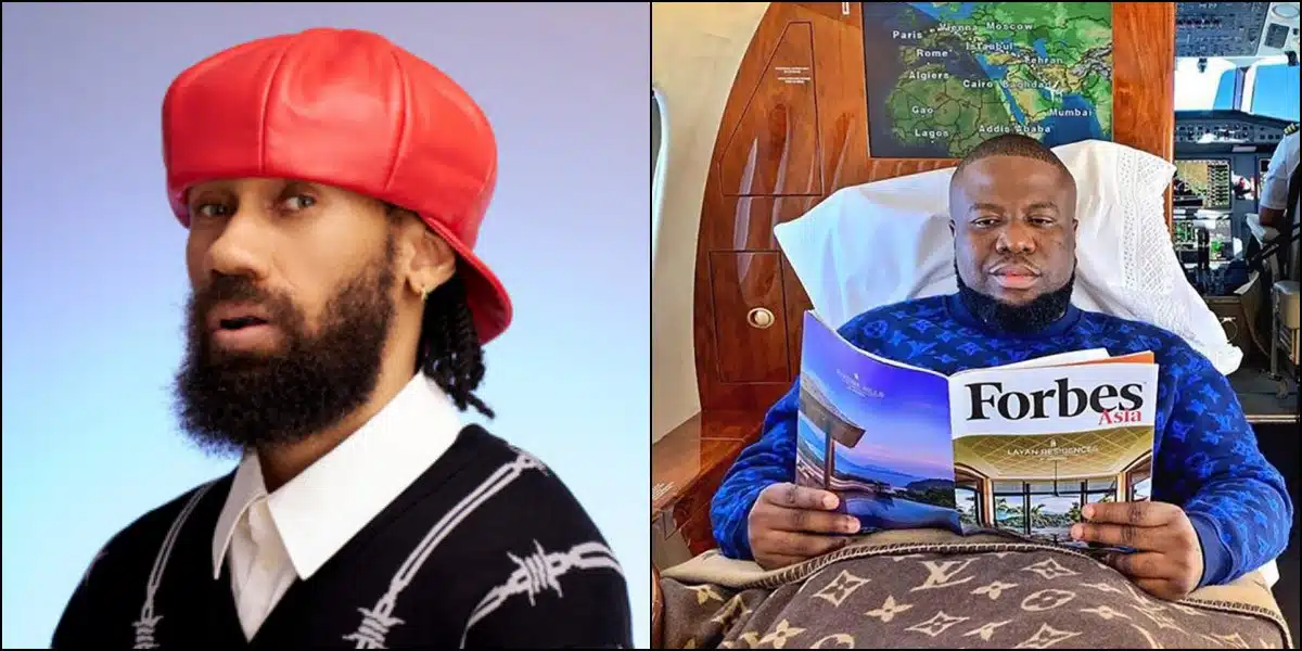 Phyno reacts as man berates him for featuring Hushpuppi in his song