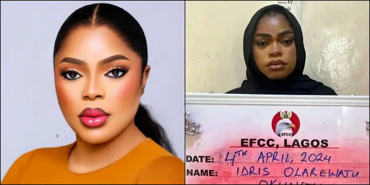 Bobrisky calls for national prayers amid EFCC bribe allegation