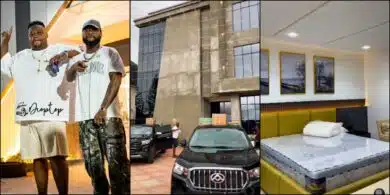 Davido congratulates Cubana Chief Priest as he builds a luxury hotel