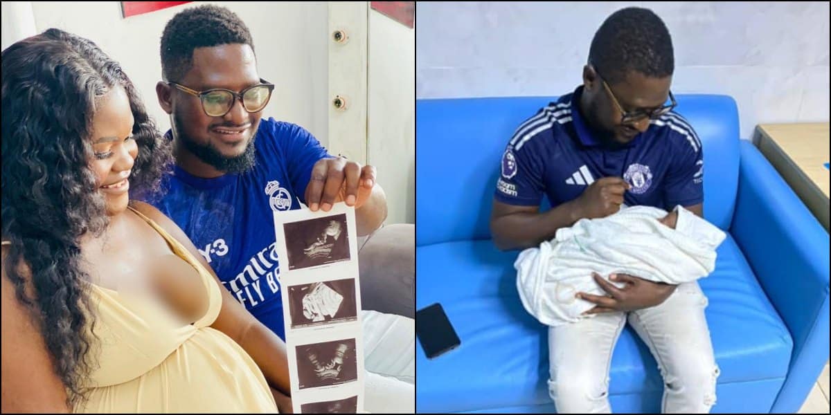 Man inconsolable as he reveals wife passed on 10 days after giving birth