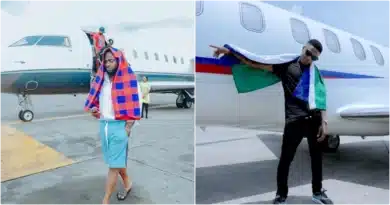 “No Nigerian singer owns a jet, not even Davido” – Aviator alleges