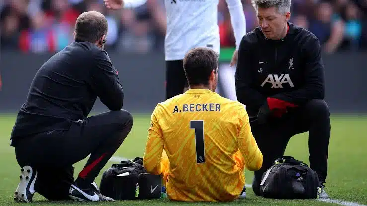 Confirmed: Alisson out for six weeks with hamstring injury