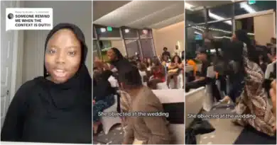 Lady who objected to wedding in viral video shares side of story