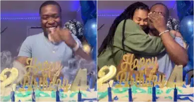 Man in tears as girlfriend marks his birthday for the first time in 11 years