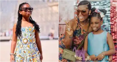 Reactions as Sophia Momodu shares video of Imade fluently speaking French