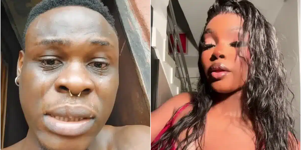 Man vows never to stop crying until TikToker, Khloe dates him