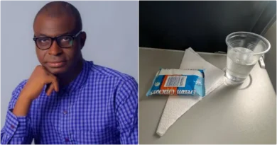 Man laments food served by Nigerian airline after hours of delay