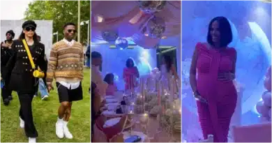 Wizkid and Jada expecting baby girl, shares sneak peek from baby shower