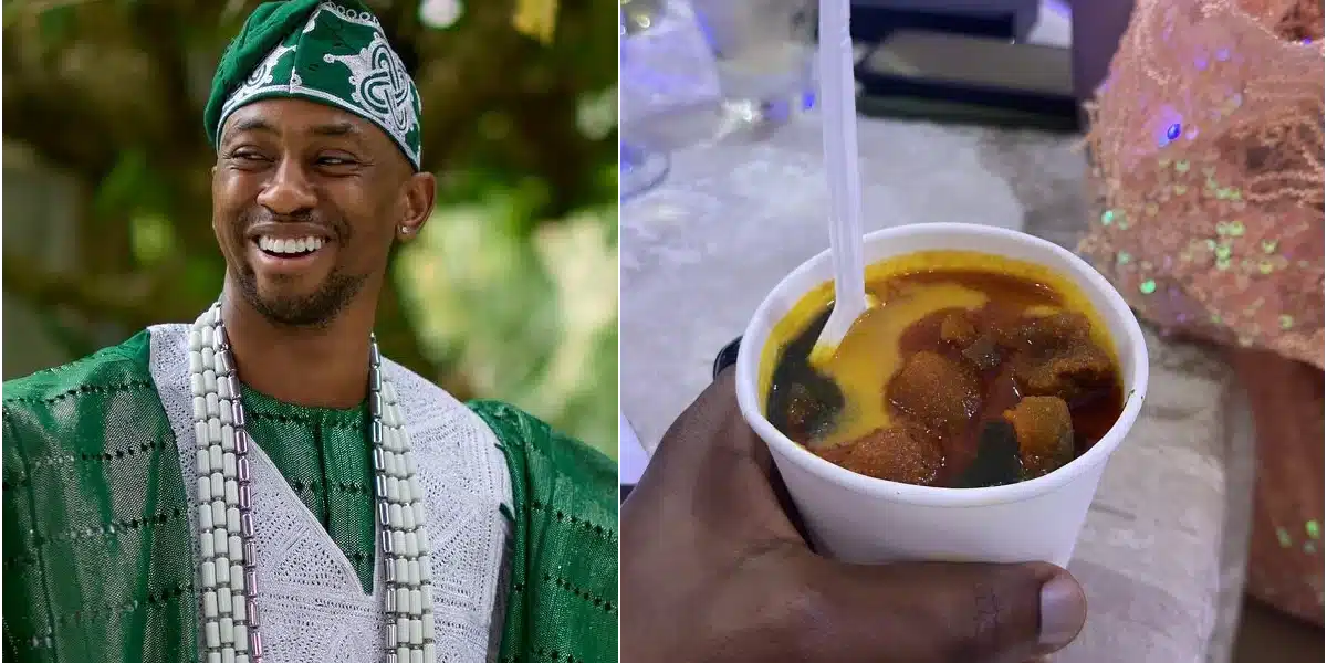 Saga laments over amala portion served at wedding, blames 'T-Pain'