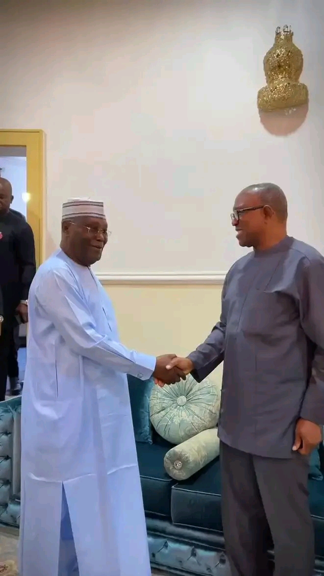 Atiku Abubakar and Peter Obi 