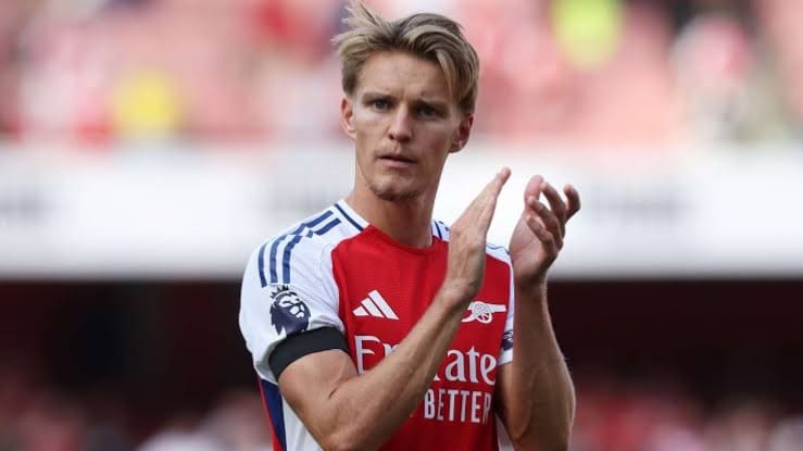 UCL: Odegaard returns, but Rice missing as Arsenal prepare for Inter clash