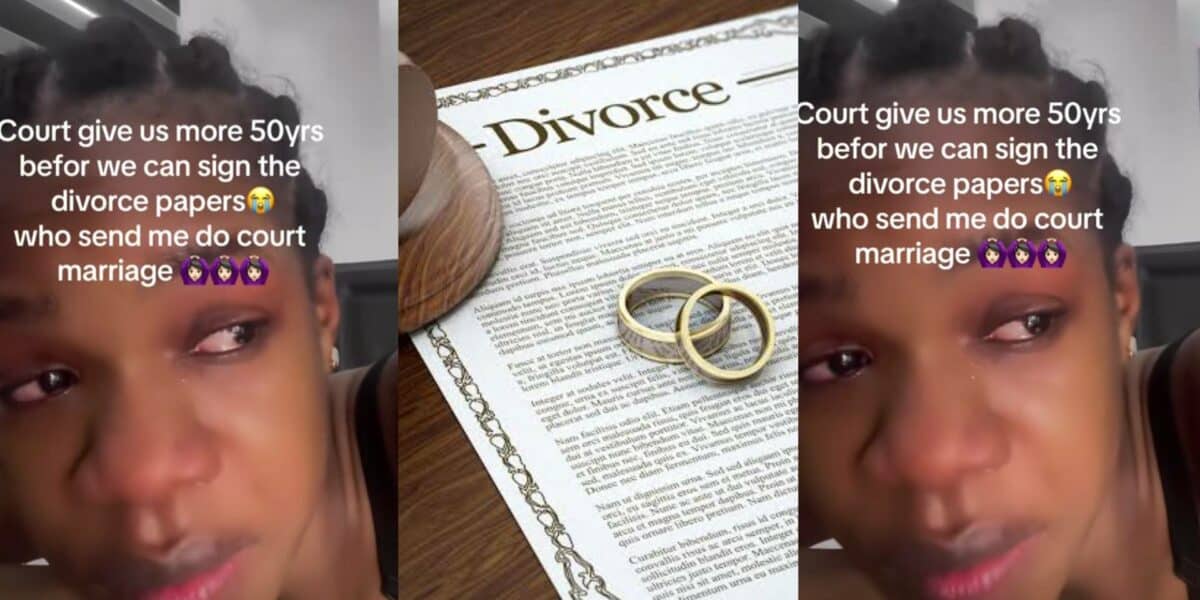 Lady breaks down in tears as court stalls their divorce