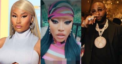 Reactions trail video of Nicki Minaj speaking pidgin to Davido