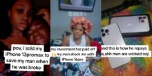 Boyfriend rewards girlfriend with iPhone 16 Pro after she sold her phone to support him when he was broke