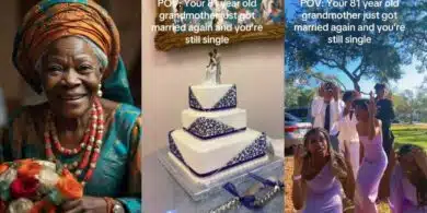 81-year-old shocks single granddaughter as she remarries, video goes viral