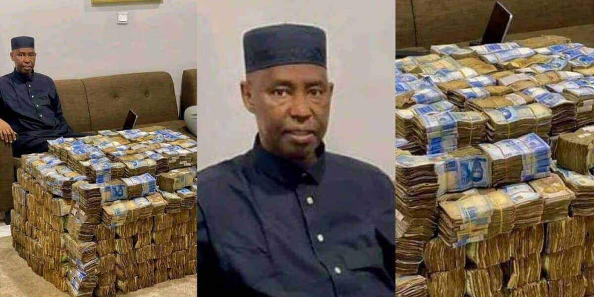 Nigerian politician goes viral with bundles of cash in apartment