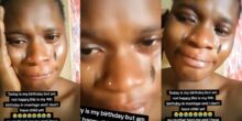 Wife breaks down in tears on fourth birthday in marriage without a child