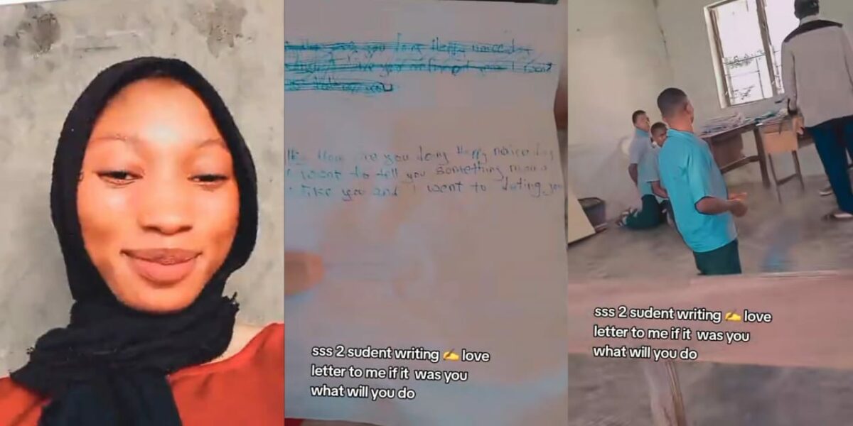 Teacher shocked as two ss2 boys write her love letters, propose relationship