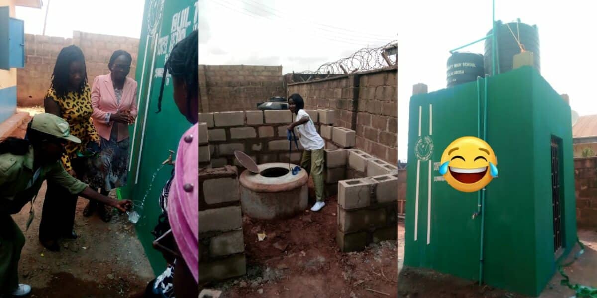 Youth corps member goes viral for using NYSC allowance to fund projects for Ibadan school