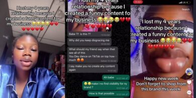 Lady heartbroken as boyfriend ends 4-year relationship for 'embarrassing' him by dancing on TikTok