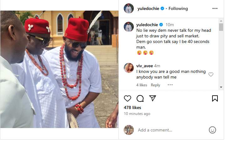 Yul edochie lies