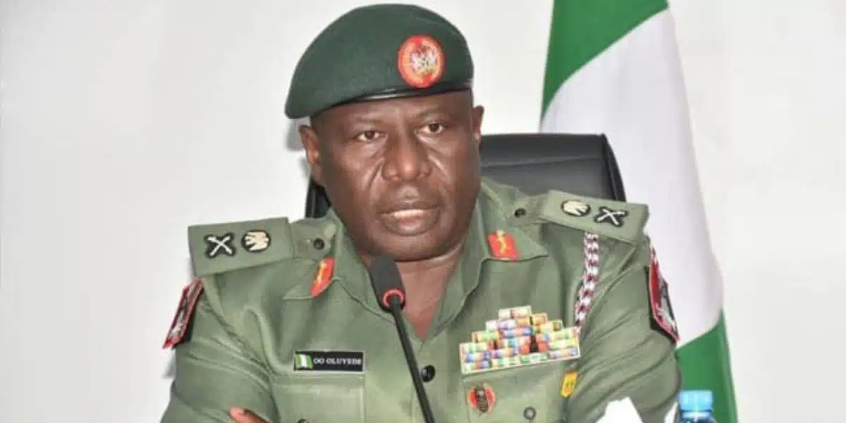 Video: Acting COAS, Oluyede resumes duty