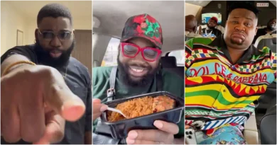 Opeyemi Famakin pokes Cubana Chief Priest, gives his 'jollof' horrible review