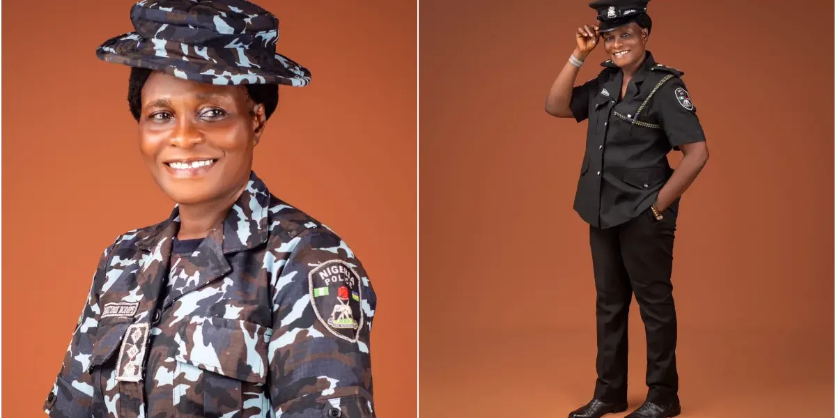 Son celebrates mother’s retirement from Nigeria Police, praises her integrity