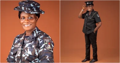 Son celebrates mother’s retirement from Nigeria Police, praises her integrity