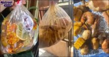 “See wetin I pay N35k for” - Lady calls out vendor over small seafood platter