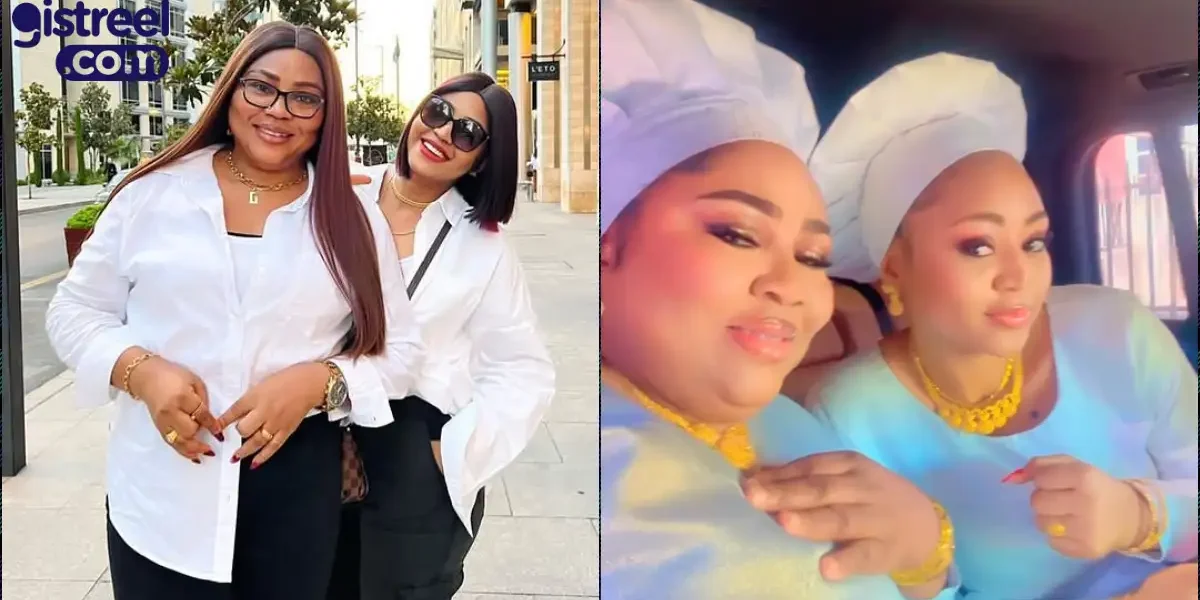 Fans murmur as Regina Daniels, her mother Rita attend white garment church