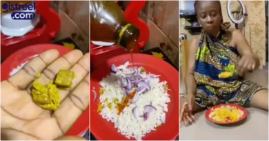 Hardship in Nigeria: Lady shares tip on how to eat rice without stew