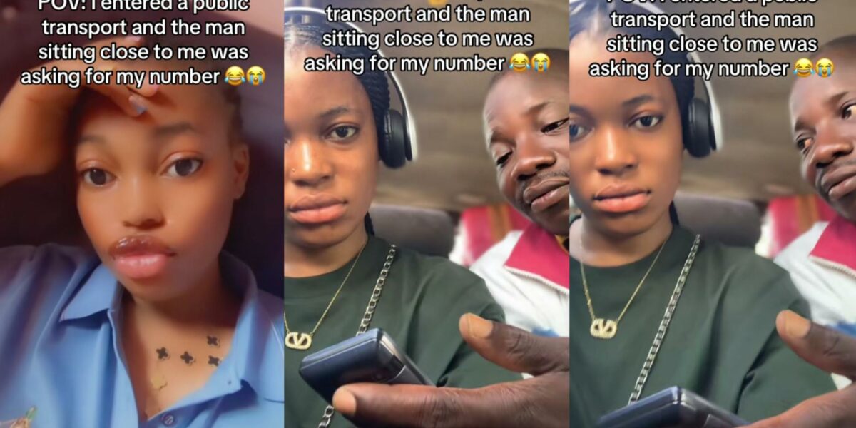 Young lady exposes elderly man who kept bothering her for her number